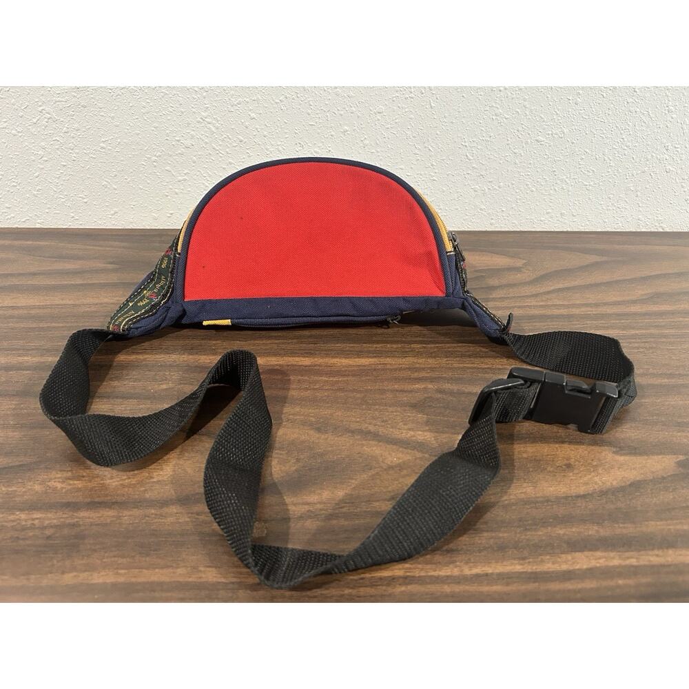 VINTAGE 1996 USA Atlanta Olympics Fanny Pack Multi Colorblock Waist Bag - Picture 3 of 9